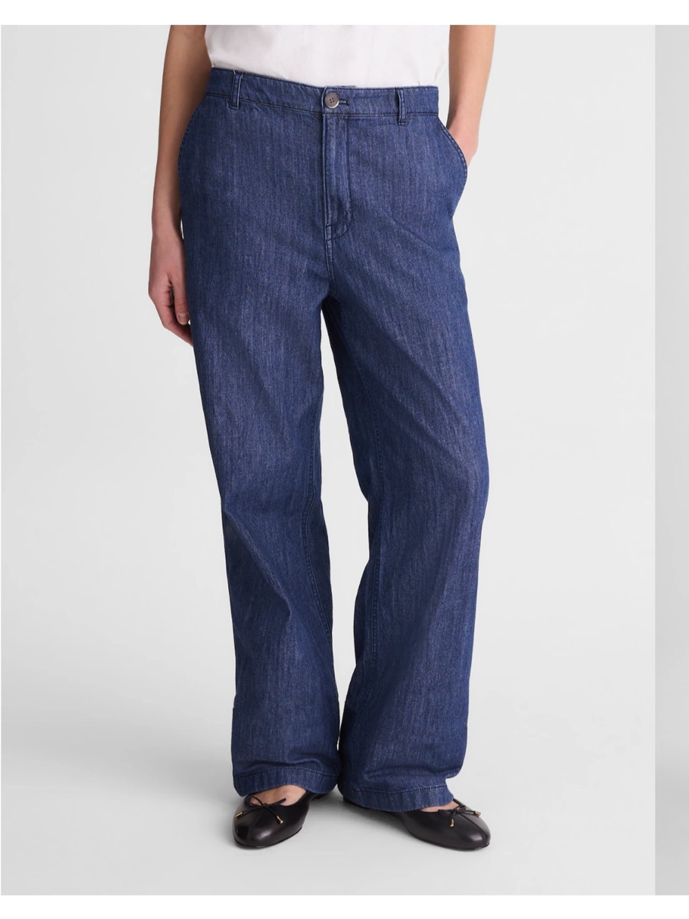 Madewell The Zoe Relaxed Straight Denim Pant - Picture 2 of 11